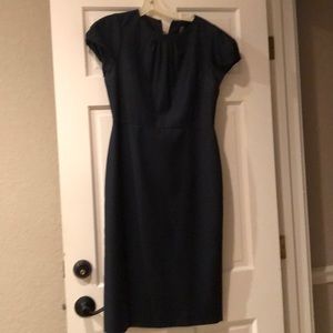 JCrew super 120 tulip sleeve dress